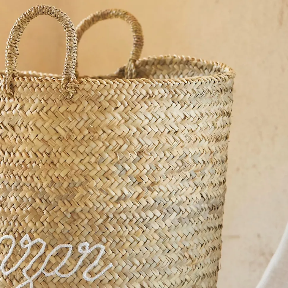 Grand panier BAZAR XL (50x50x55 cm - Blanc)