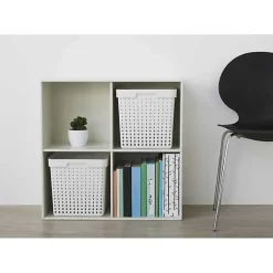 Grand Panier de rangement en Plastique Recyclé XL - Vert
