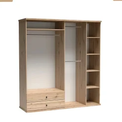 Grande armoire avec miroir - L.200 x H.213 x P.60 cm - KAVI