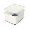 Grande Bac plastique avec couvercle 18 litres My Box - Gris