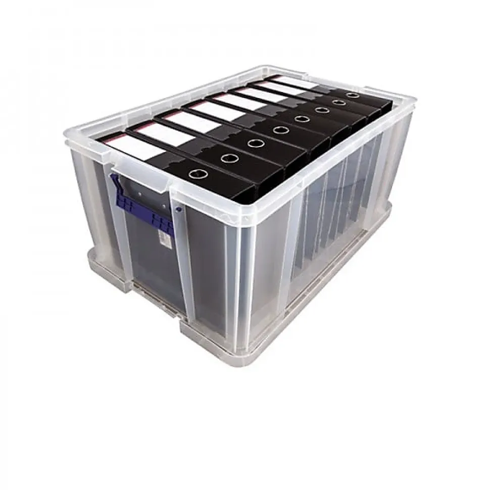 Grande Boîte de rangement empilable solide 70 litres