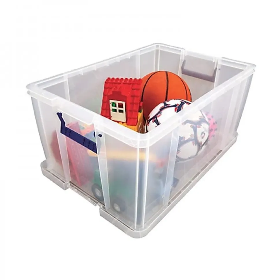 Grande Boîte de rangement empilable solide 70 litres