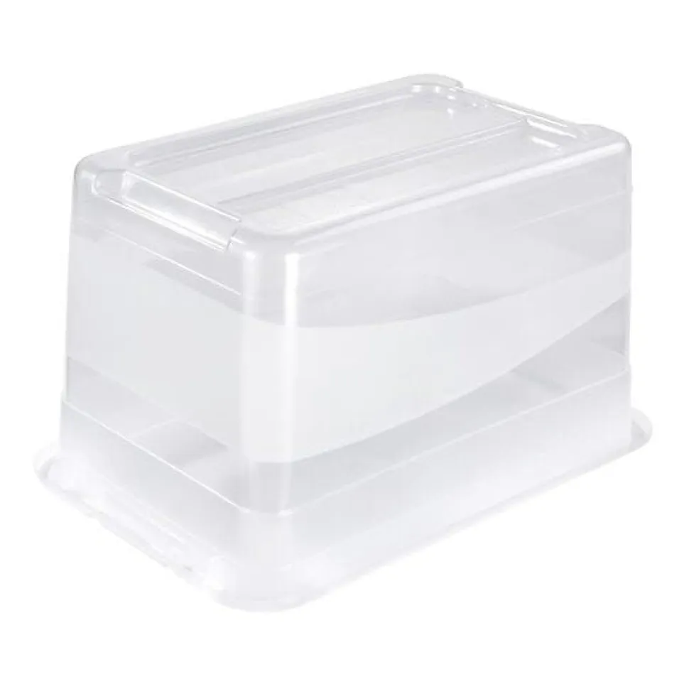 Grande Boîte de rangement Multi Usages 52 litres - Transparent
