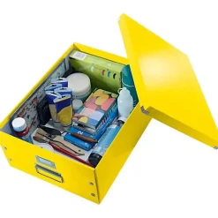 Grande Boîte en Carton avec couvercle format A3+ Multi Usages - Blanc