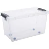 Grande Boîte transparente à roulettes 70 litres ProBox