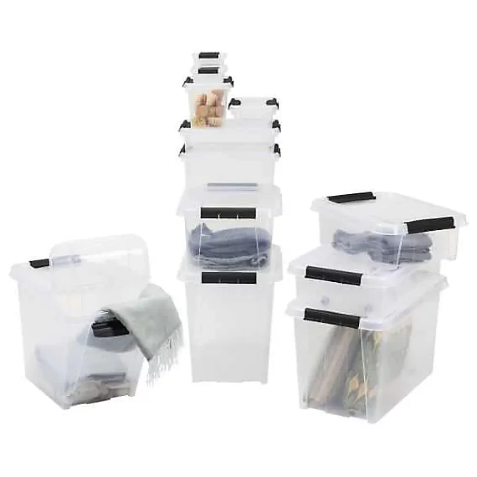 Grande Boîte transparente à roulettes 70 litres ProBox