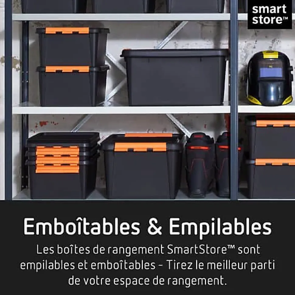 Grande Caisse Professionnelle solide avec couvercle 49 litres