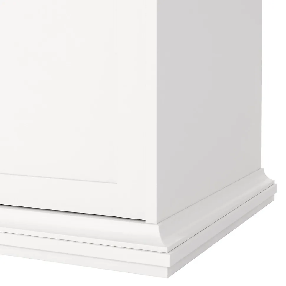 Grande Garde-robe Amarena, Meubles de chambre, Penderie de plain-pied, Placard à vêtements, 181x61 h201 cm, Blanc