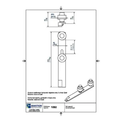 Guide à sceller horizontal - MANTION - 1092