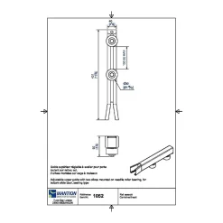 Guide supérieur à sceller - MANTION - 1052