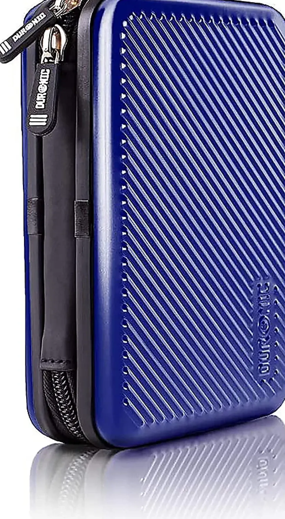 HDC3 BE Etui pour disque dur GPS liseuse batterie externe 11 x 16 cm Housse de protection antichoc rigide EVA Duronic