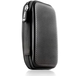 HDC2 BK Etui pour disque dur GPS liseuse batterie externe 11 x 15 cm Housse de protection antichoc semi rigide EVA Duronic