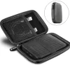 HDC2 GY Etui pour disque dur GPS liseuse batterie externe 11 x 15 cm Housse de protection antichoc semi rigide EVA Duronic