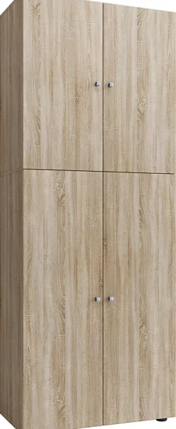 Holz Besenschrank Putzschrank Lona