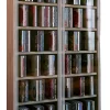Holz CD DVD Stand Regal Galerie Glastür