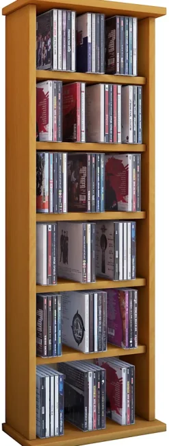 Holz CD DVD Stand Regal Schrank Vostan