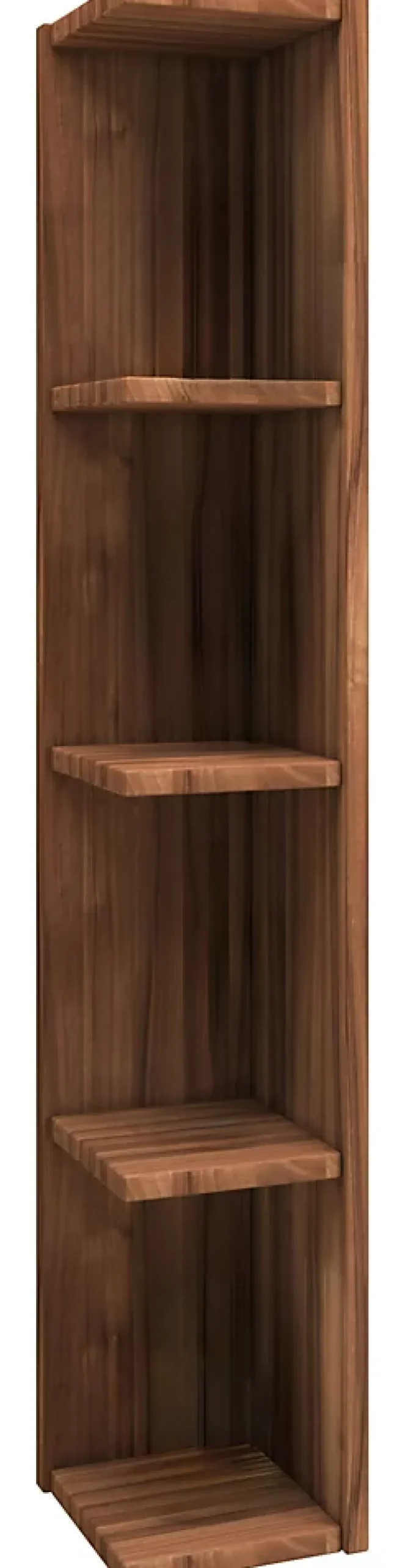 Holz Stand Regal Deko Eckregal Honsa