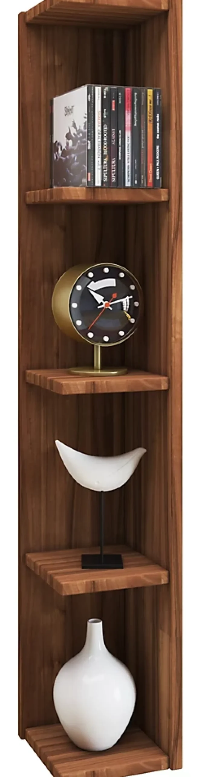 Holz Stand Regal Deko Eckregal Honsa