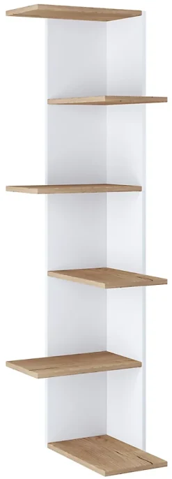 Holz Wandregal Eckregal Regal Balos XL