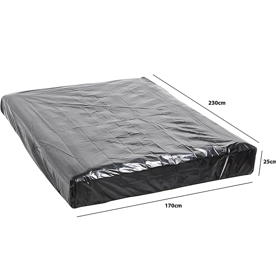 Housse de protection matelas 2 places - 170 x 230 cm - Imperméable et anti-poussière - Fermeture facile