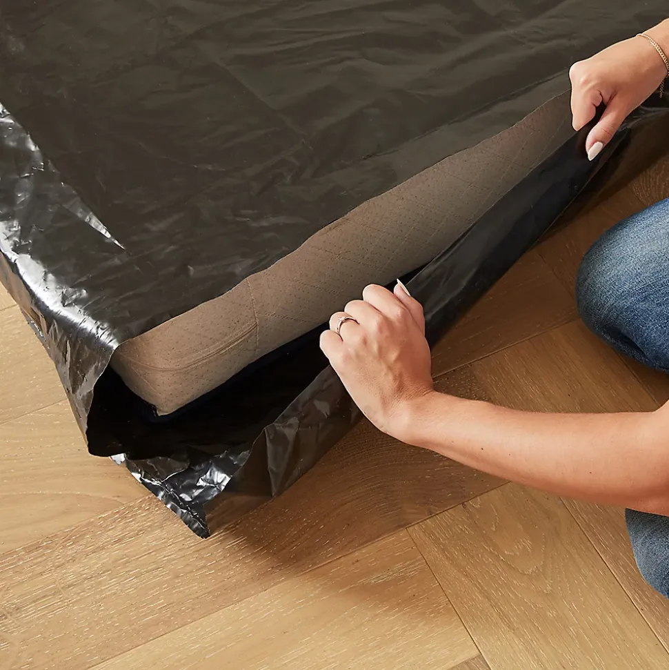 Housse de protection matelas 2 places - 170 x 230 cm - Imperméable et anti-poussière - Fermeture facile
