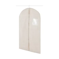 Housse de rangement pour vêtement Compactor Nancy beige H. 100 x L. 60 cm