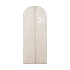 Housse de rangement pour vêtement Compactor Nancy beige H. 137 x L. 60 cm