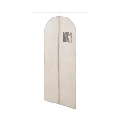 Housse de rangement pour vêtement Compactor Nancy beige H. 137 x L. 60 cm