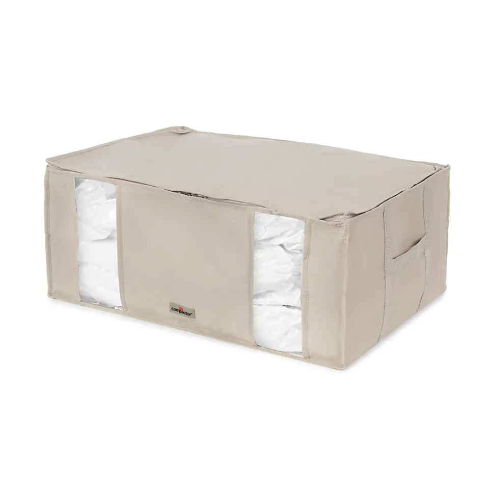 Housse de rangement sous vide Compactor beige 210L