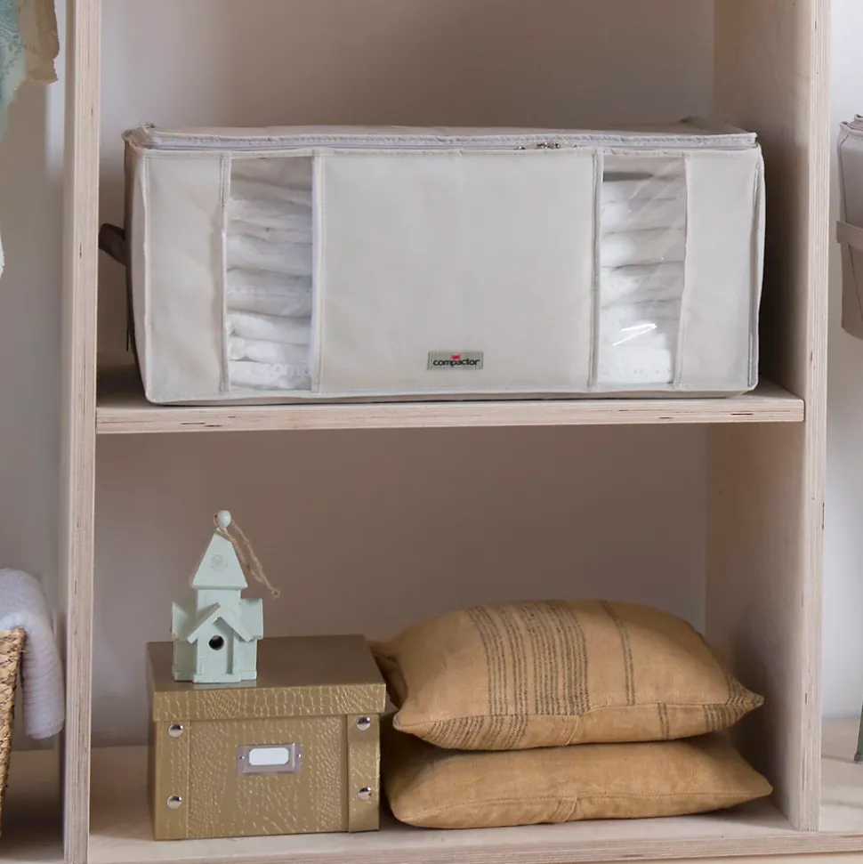 Housse de rangement sous vide Compactor beige 210L
