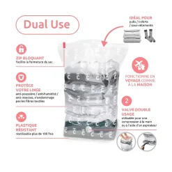 Housse de rangement sous vide Compactor Express l.30 x P. 20 x H. 50 cm