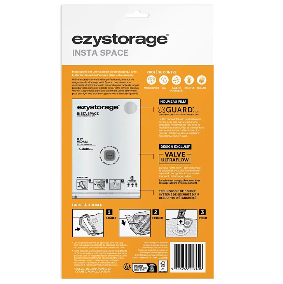 Housse de rangement sous vide taille M Ezy Storage Instaspace vendue par 5 pièces