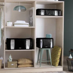 Housse de rangement sous-vide 125L Compactor M noir