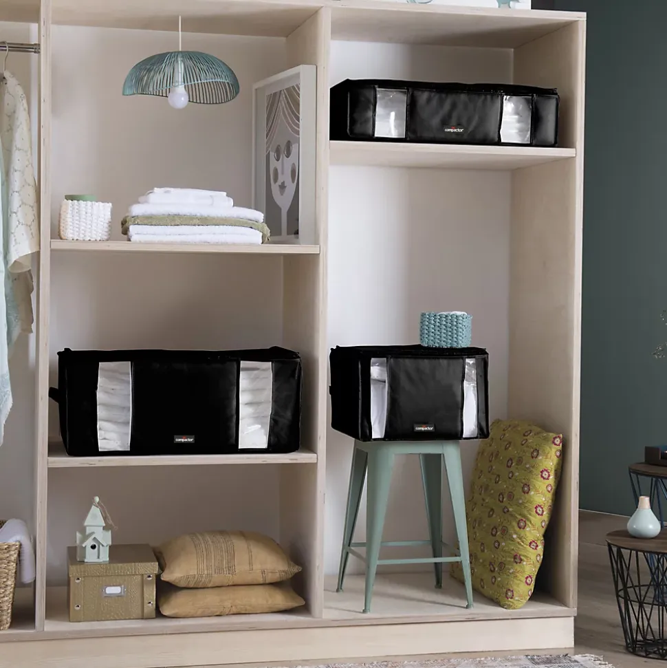 Housse de rangement sous-vide 125L Compactor M noir