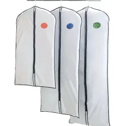 Housse pour vêtement - 60x150 cm - gris