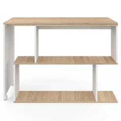 Id market bureau angle - 110 x 48 cm. haut de 75 cm. en panneaux de particules - bois