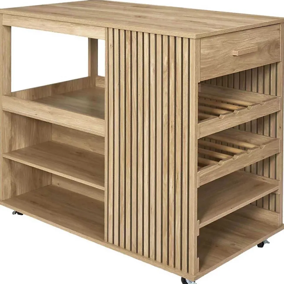 Ilot de cuisine en bois Klaus - Type: Buffet de cuisine