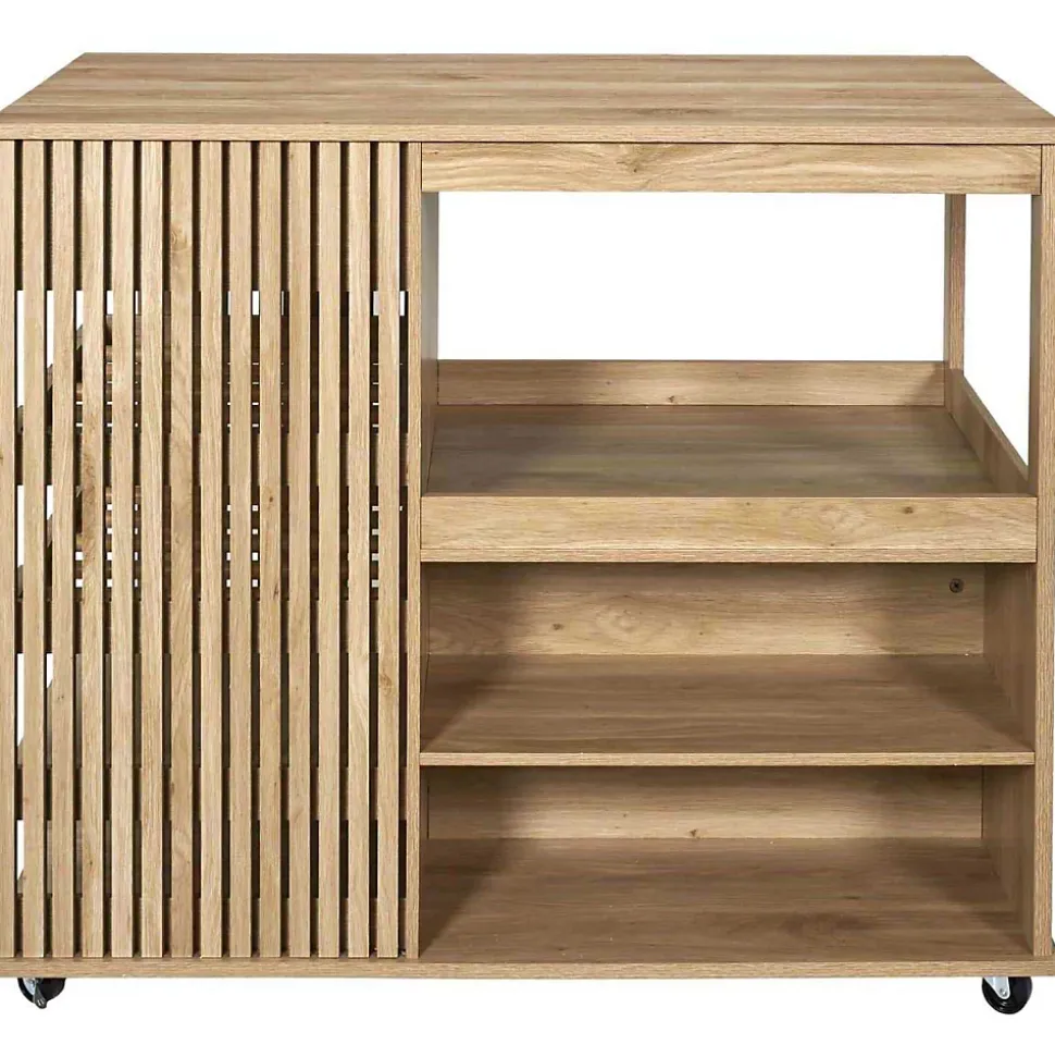 Ilot de cuisine en bois Klaus - Type: Buffet de cuisine