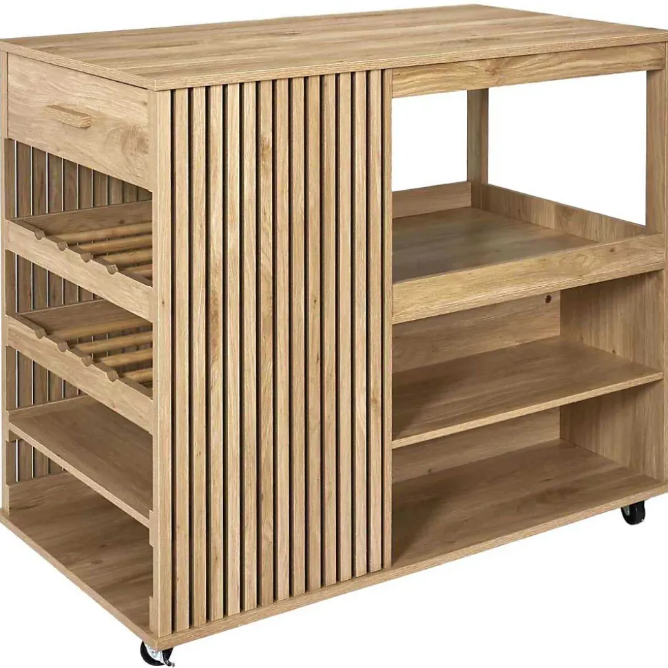 Ilot de cuisine en bois Klaus - Type: Buffet de cuisine
