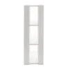 Iris Ohyama, Bibliothèque, Meuble de rangement à 3 Niveaux/étagères ajustables, OWR-600-Chêne Blanc, L29.3 x P60 x H87.9 cm