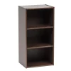 Iris Ohyama, Bibliothèque, étagère de rangement, Meuble d'appoint- MDB-3, Marron, L29 x P36.6 x H73.2 cm