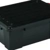 Iris Ohyama, Boîtes de Rangement Garage plastique, 25L, Lot de 3, Noir, SK-230