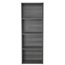 Iris Ohyama, Etagères, Bibliothèque, Meuble d'appoint, CX-4- Chêne Gris, L29 x P41.4 x H116.6 cm