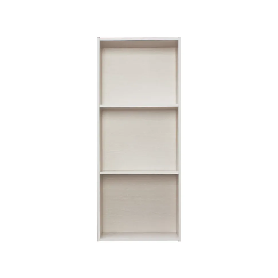 Iris Ohyama, Meuble, étagère de bureau, Bibliothèque, Modulable, Solide- CX-3FN, Chêne Blanc, L29.7 x P42 x H102.9 cm