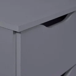 JENNY - Commode 6 Tiroirs Coloris Anthracite