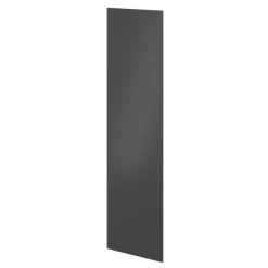 Joue de finition anthracite Atomia H. 225 x L. 60 cm