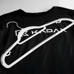KADAX Cintre avec Surface Antidérapante pour Vêtements Gris 5 pcs