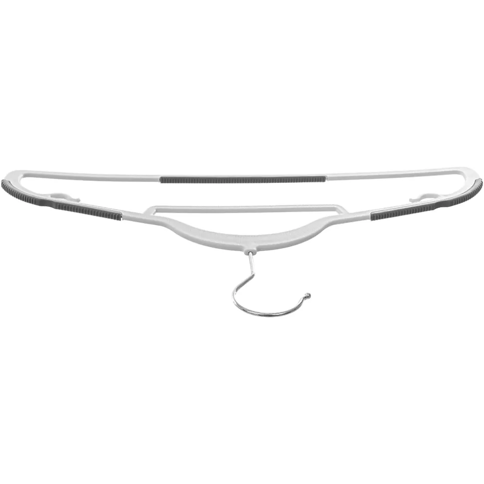 KADAX Cintre avec Surface Antidérapante pour Vêtements Gris 5 pcs