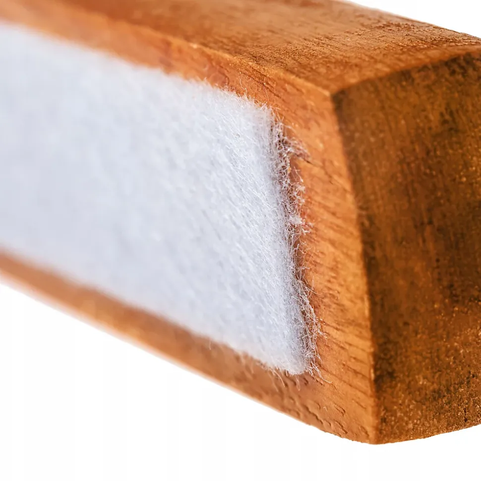 KADAX Cintre double en bois pour pantalons 3 pcs