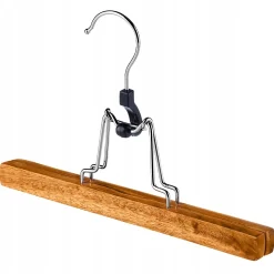 KADAX Cintre double en bois pour pantalons, 6 pièces